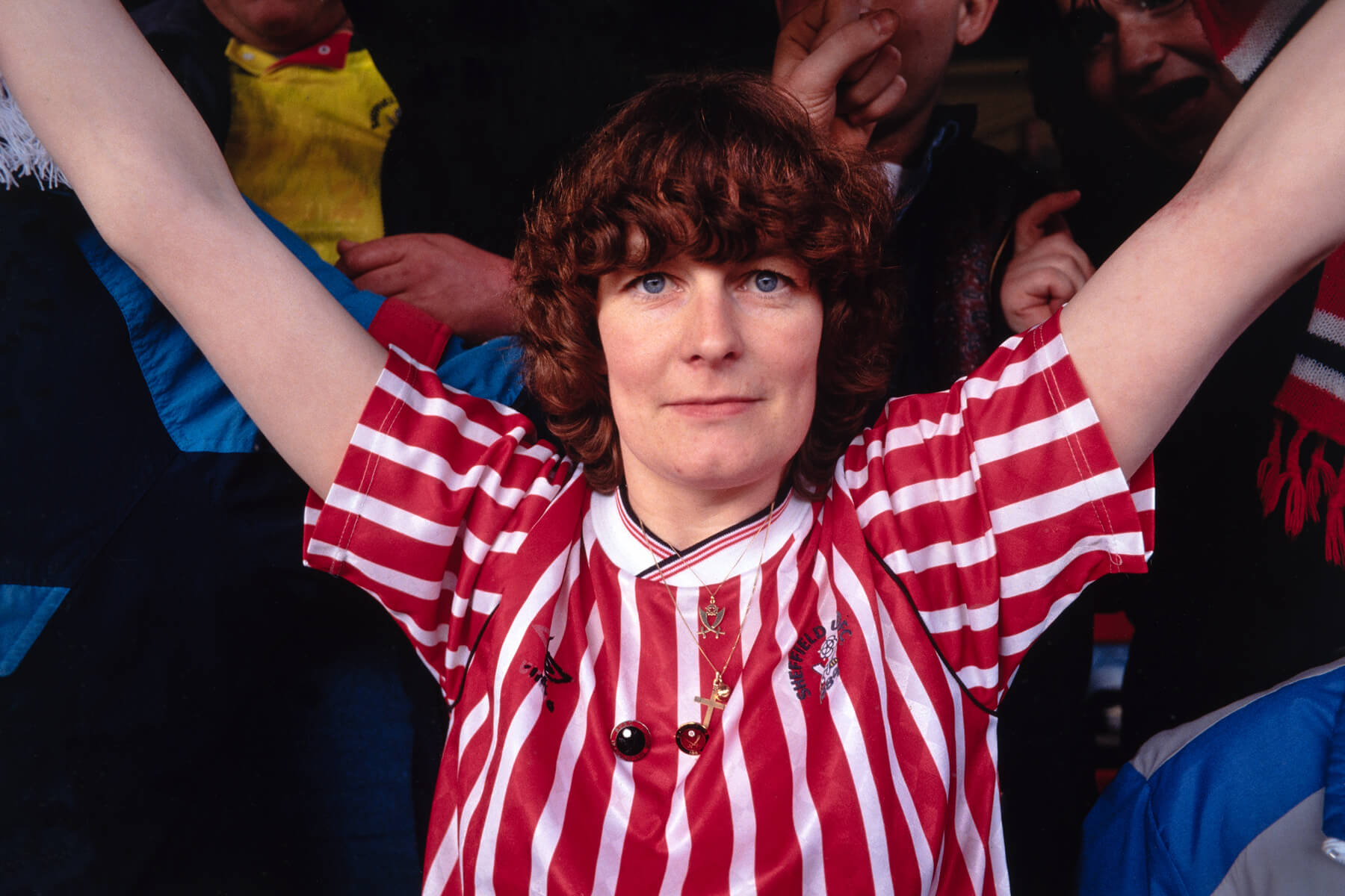 Sheffield United 1989-90 Promotion Year SU-15 United fan at the Watford FA Challenge Cup